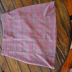 Brandy Melville Pink and Gray A-Line Mini Skirt Casual